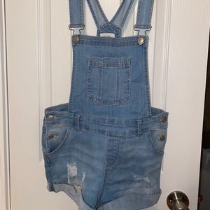 Denim short jumper